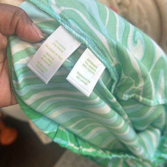 Lilly Pulitzer Cambridge Groovy Wide Leg Pants L - Picture 7 of 8